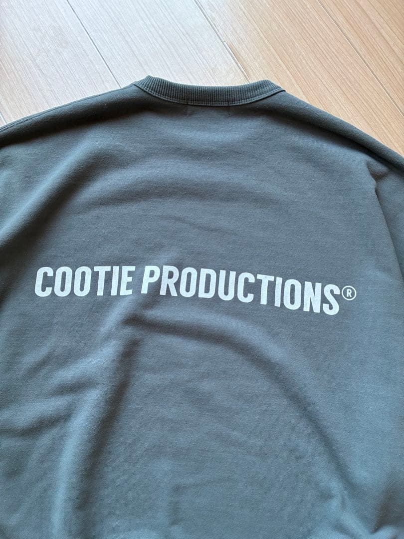 cootie Dry Tech Oversized Sweat Crew グレー