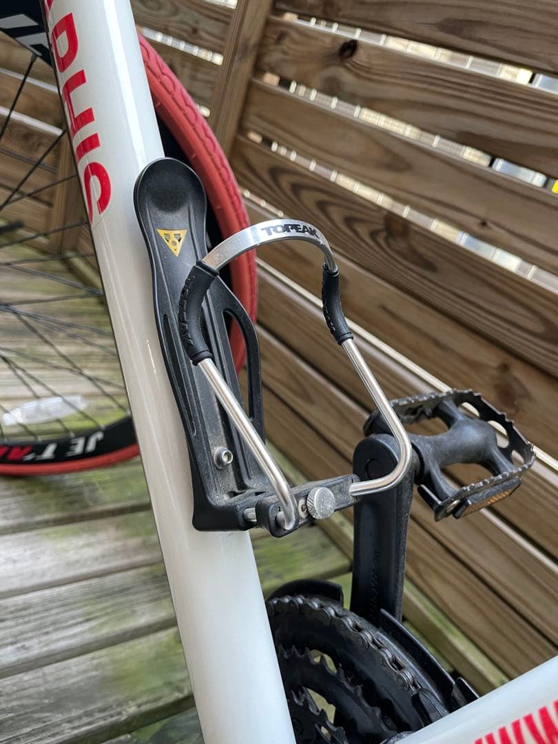 GRAPHIS ロードバイク ホワイト/レッド