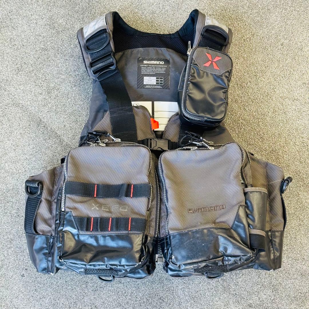 シマノ XEFO アクトゲームベスト VF-274R（サイズL）ライジャケ