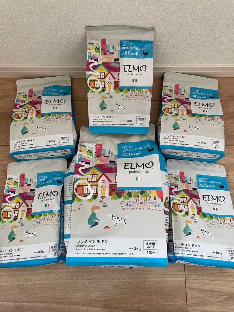 ELMO ドライフード チキン 3kg 800g