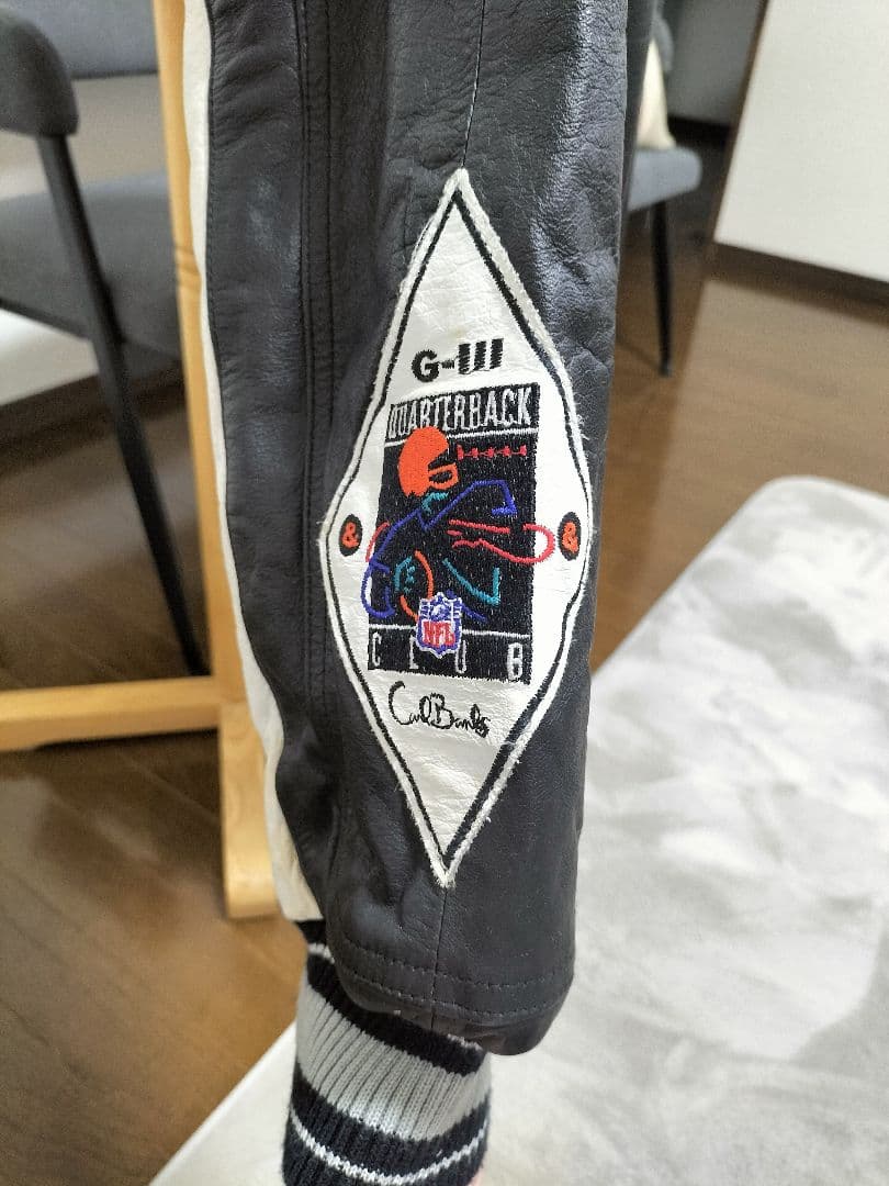 【超希少モデル】カールバンクス　レイダース刺繍　レザージャケットXL