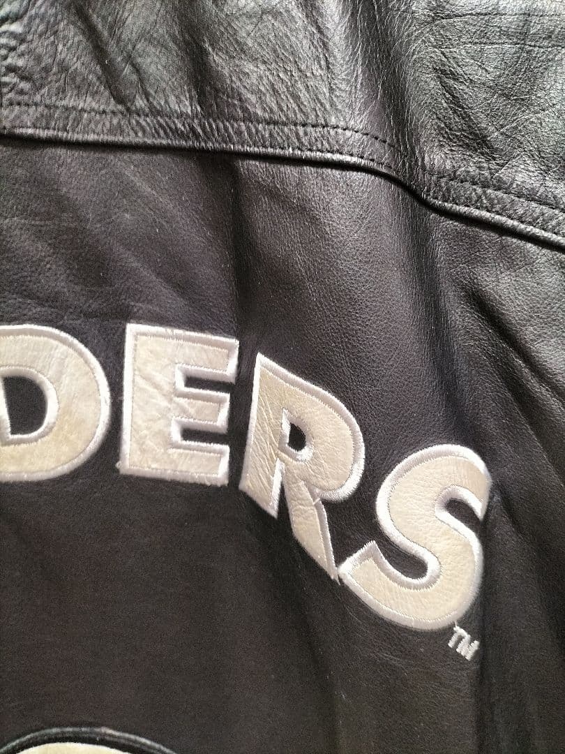 【超希少モデル】カールバンクス　レイダース刺繍　レザージャケットXL