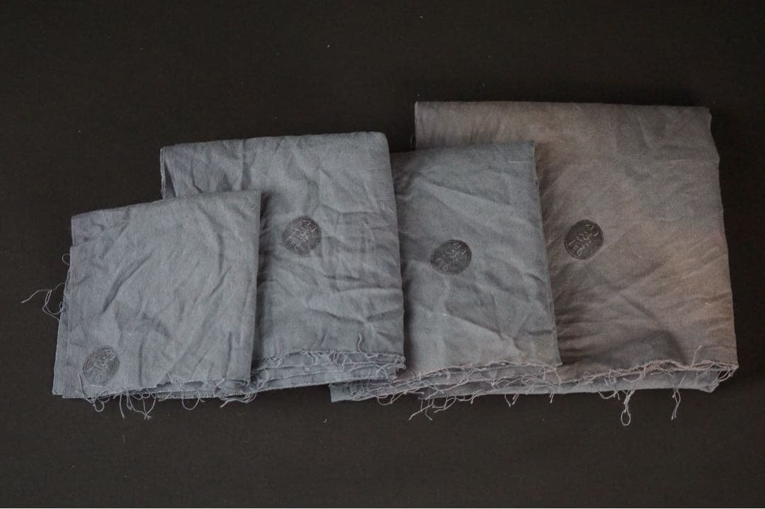 中村翠嵐 紫交趾末広糸目 皆具 共箱 共布 茶道具