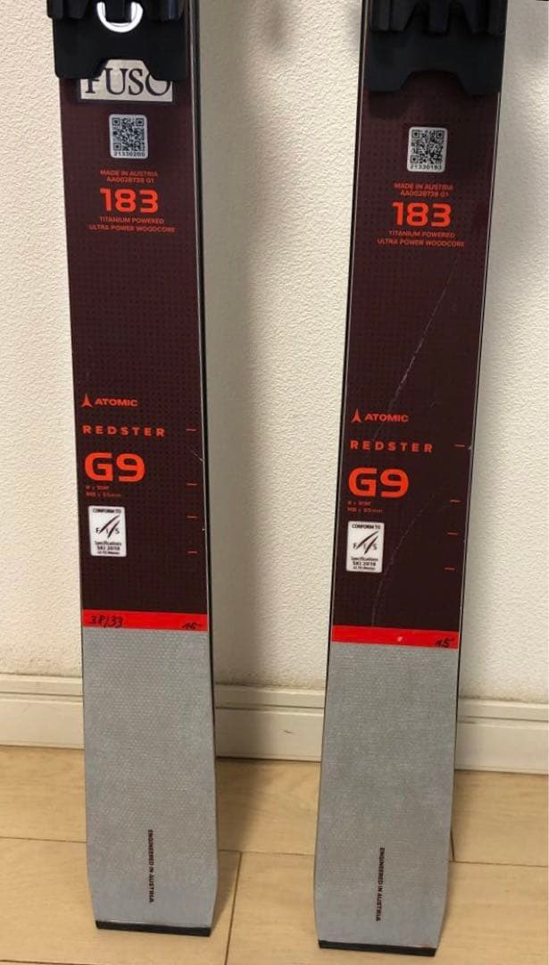 ●ATOMIC REDSTER G9 FIS REVOSHOCK 183