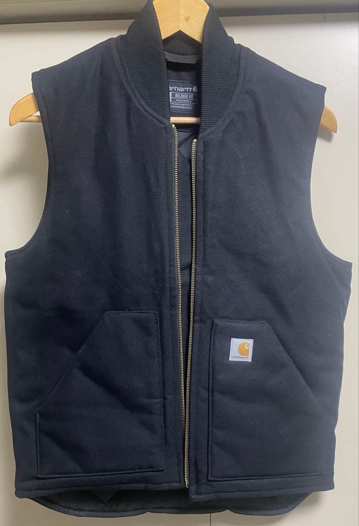 carhartt カーハート　ブラック　ダックベスト　Sサイズ