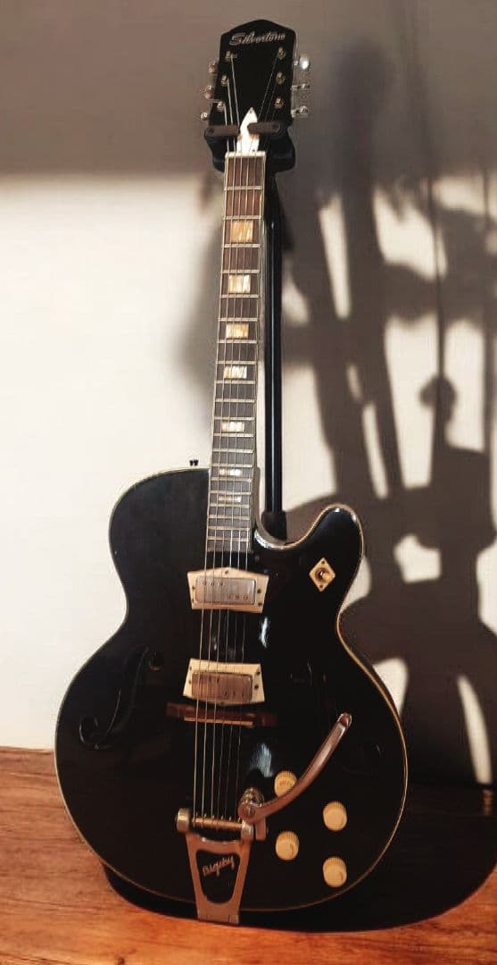 ⭐*♪様 【動画】Silver tone ビンテージ ギター セミアコ 62年製