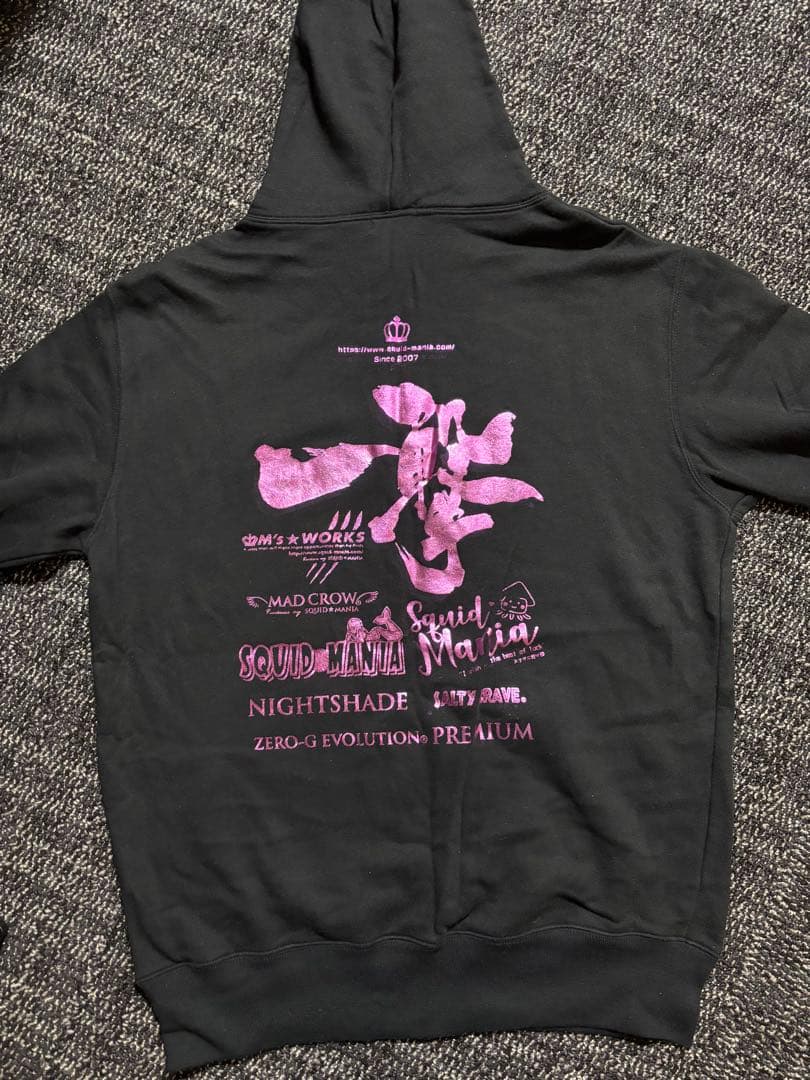 スクイッドマニア 一撃 パーカー XL
