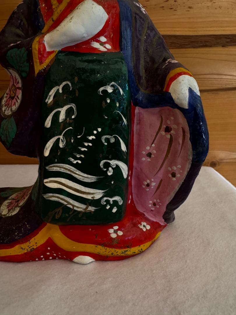 中野土人形 西原家 花魁 立ヶ花人形 郷土玩具 民藝 伝統文化 芸術 長野