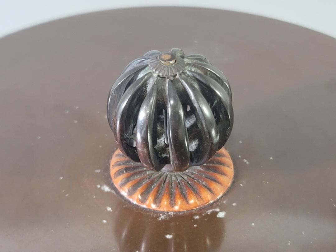 DT716 茶道具 天猫作 茶釜 大西書付 時代物