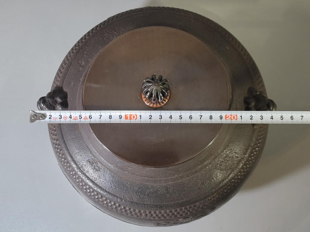 DT716 茶道具 天猫作 茶釜 大西書付 時代物