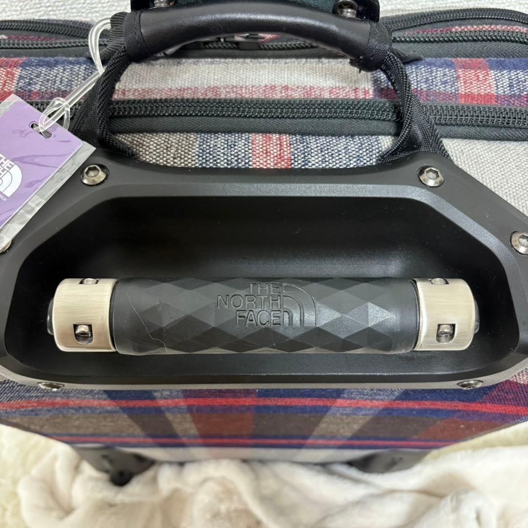 【美品】ノースフェイス キャリーケース パープルレーベル トラベルキャリー2輪