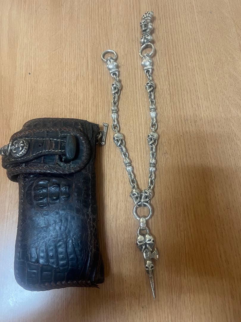 ガボールタイプ　ウォレットチェーン　925 GODANE 財布