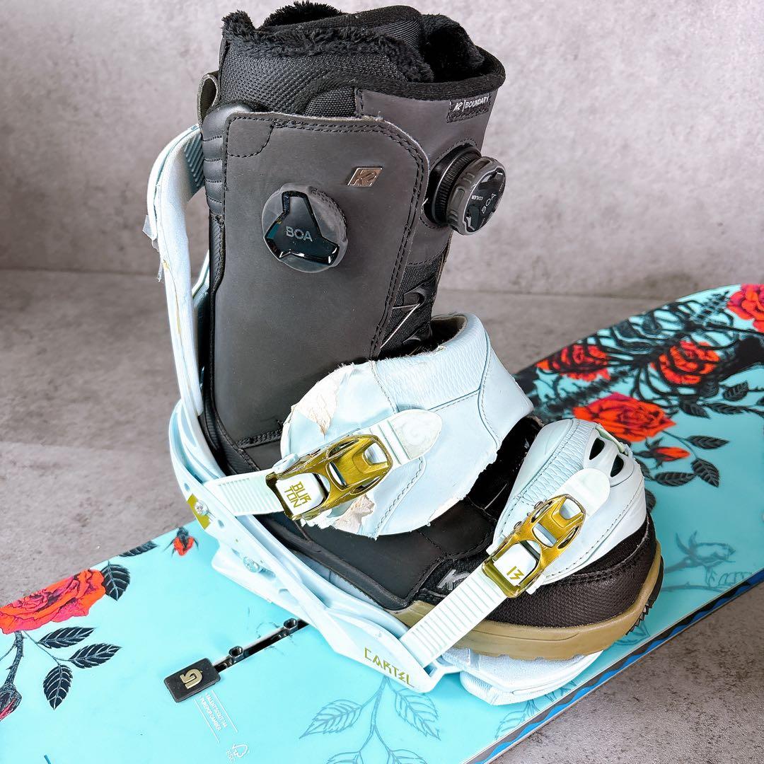 【BURTONセット】レディーススノーボード　 バートン　146cm バイン付き