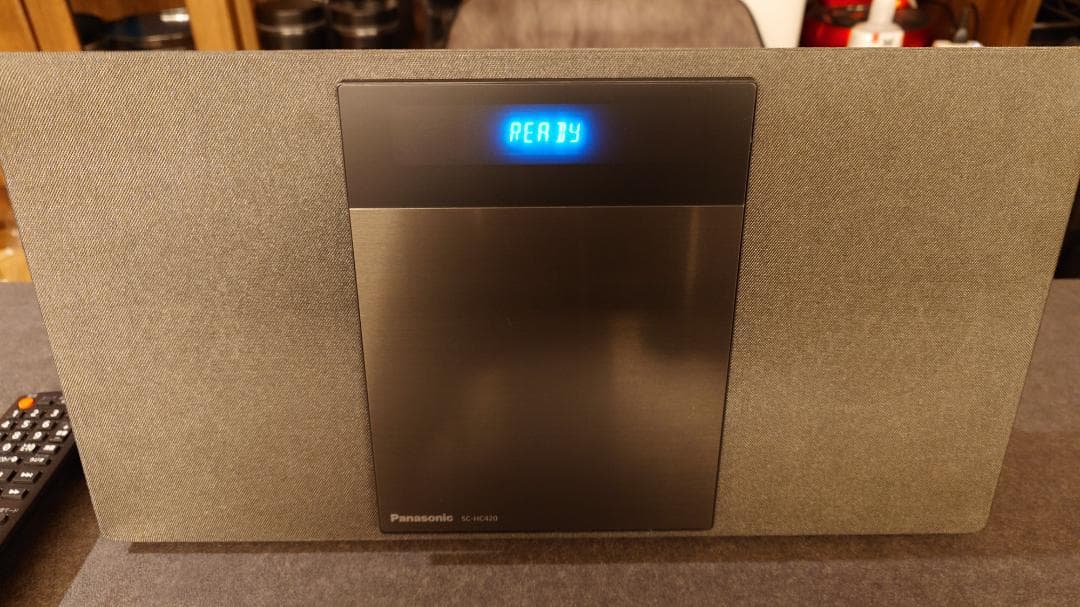 ＜中古＞Panasonic ミニコンポ SC-HC420／ブラック