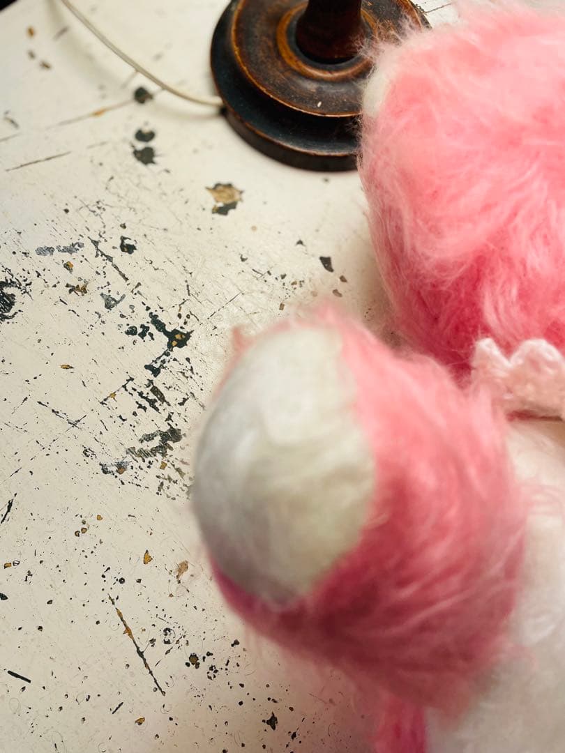 ༄༅ 小麗༄༅ページ　ピンクのヴィンテージ ベア