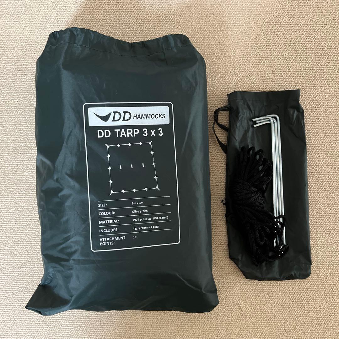 テント・タープ DD Tarp 3x3 (Olive green)
