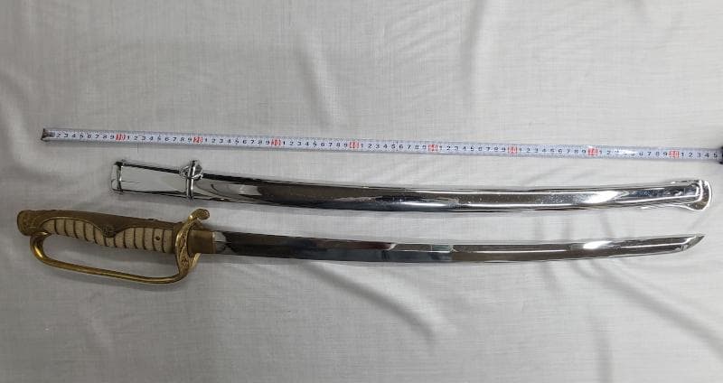 美品 模造刀 サーベル 拵え 日本刀 アンティーク コレクション 0120