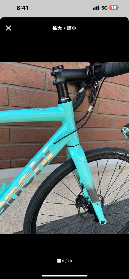 BIANCHI VIA NIRONE 7 DISC 2023年 55サイズ