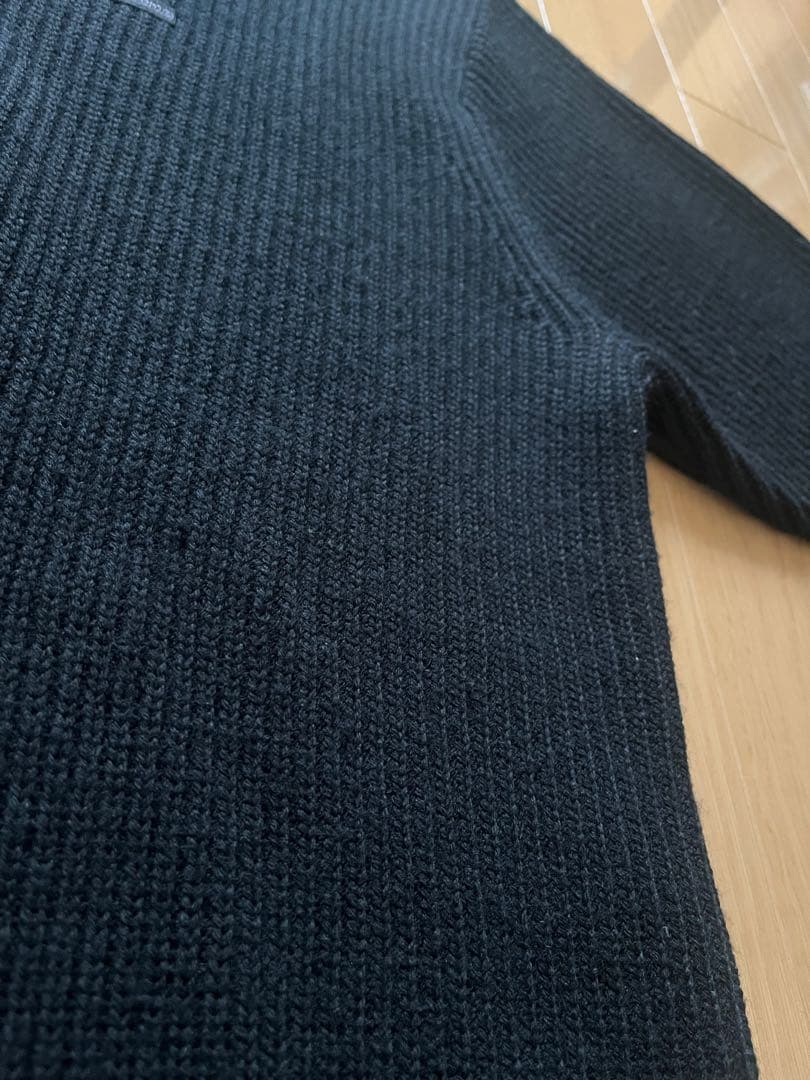 Supreme☆ブラック☆Small Box Polo Sweater