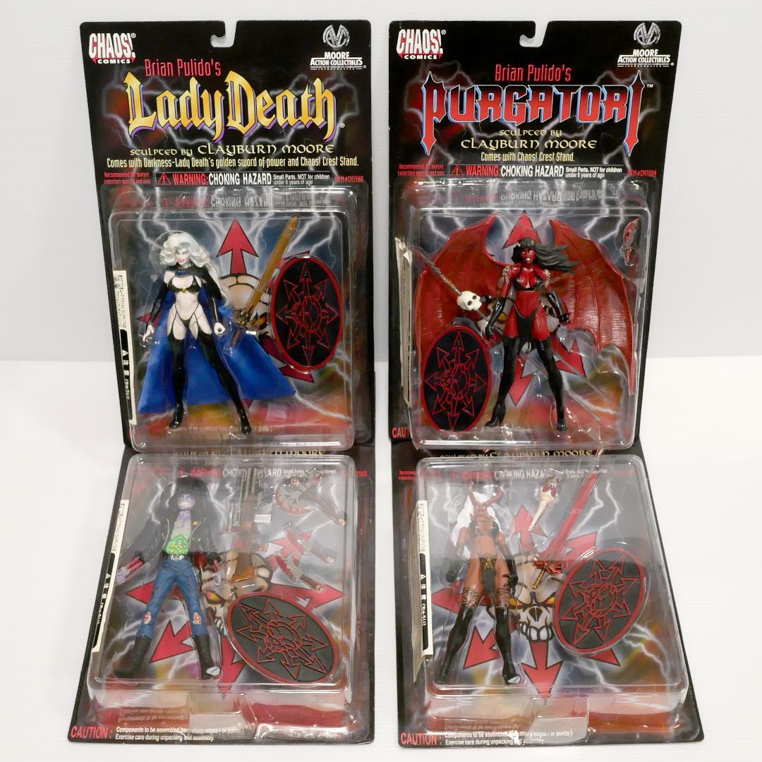 CHAOS! COMICS アクションフィギュア　ノーマルバージョン４種