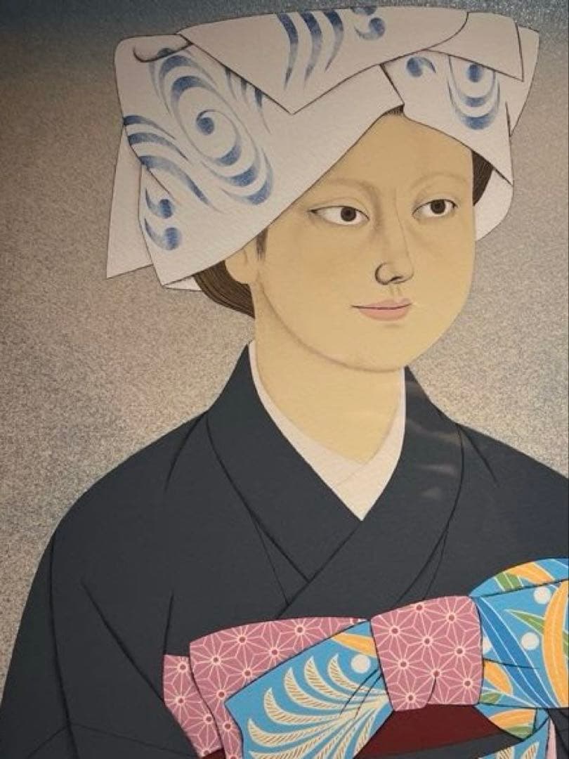 森田曠平【美人画】　【春夏秋冬-夏】lithograph 99限定