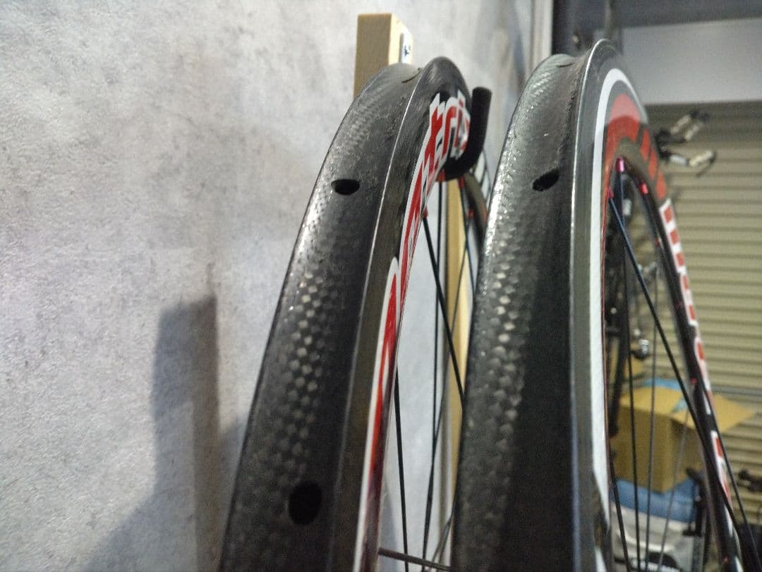 ★美品！MATRIX　カーボンホイール　チューブラー　700c　前後セット★