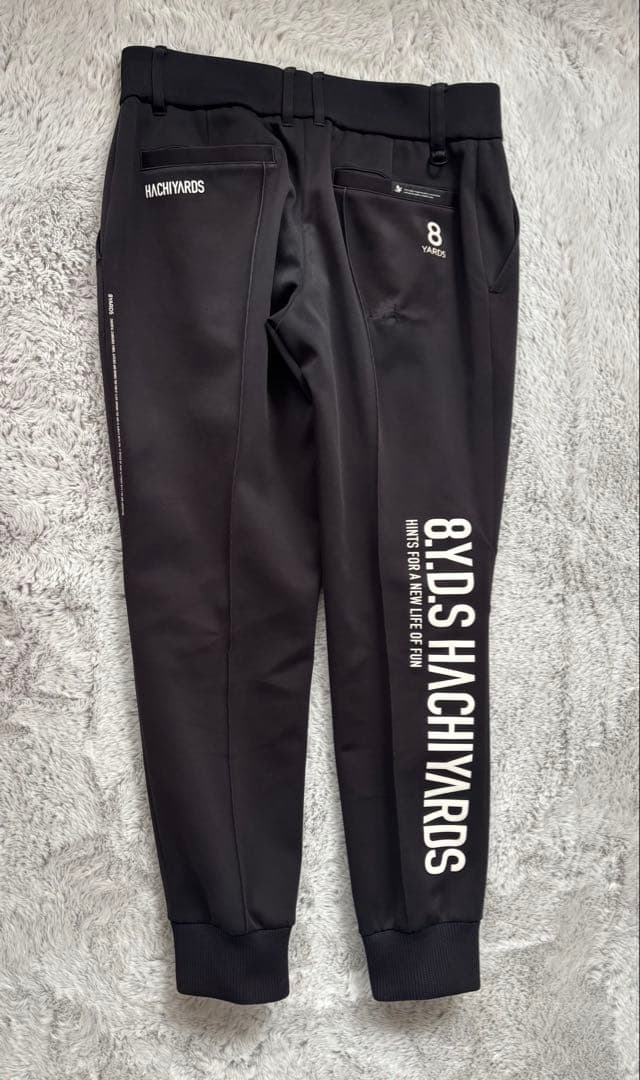 8YARDS Ribbed Joggers Black M 【完売品】