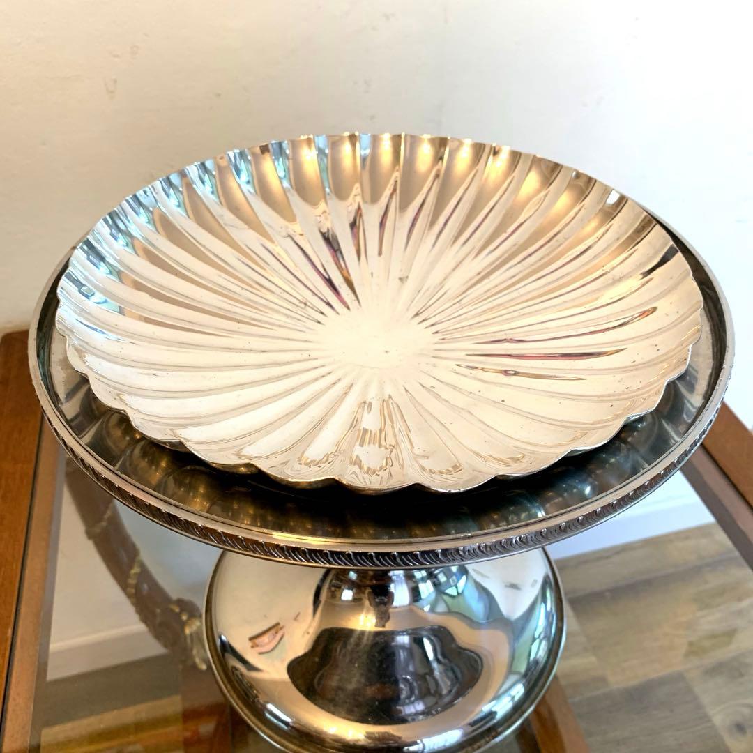 英国アンティーク 銀食器 クイーンアンスタイル アフタヌーンティーセット