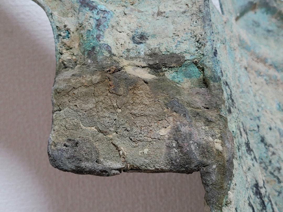 青銅製大型 仮面 神具 夏 商 周時代 横幅約88cm