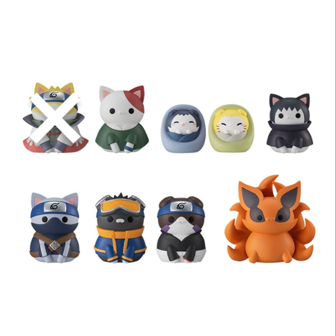 【内袋未開封】 NARUTO ナルト疾風伝 ニャルト！ 7種セット セミコンプ