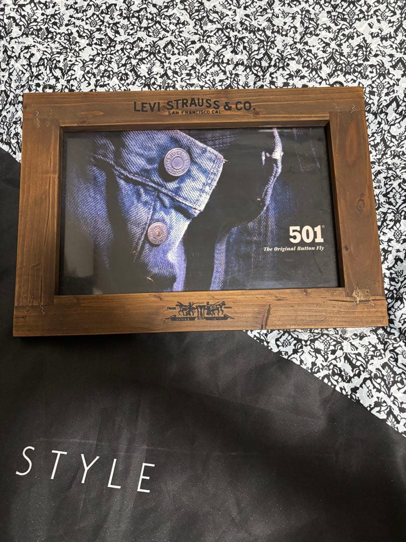 levI's リーバイス　501ジーンズ販促用看板　レア品　正規品