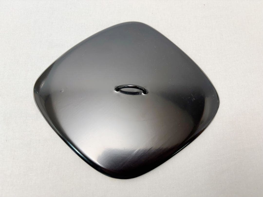 未使用 茶道具 福森博作 阿漕窯 狂言袴菱水指 陶印 共箱