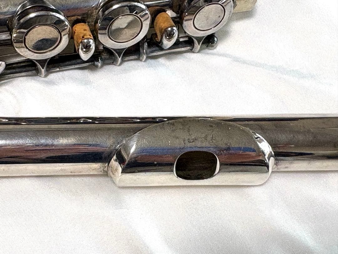 宮沢フルート MC-300 銀メッキ カバードキー ケース付 現状品