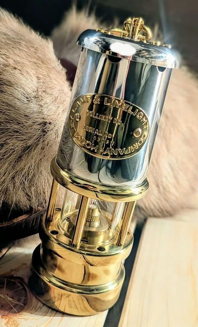 【新品】JD バーフォード マイナーズランプ Mサイズ【ニッケル＆ブラス】