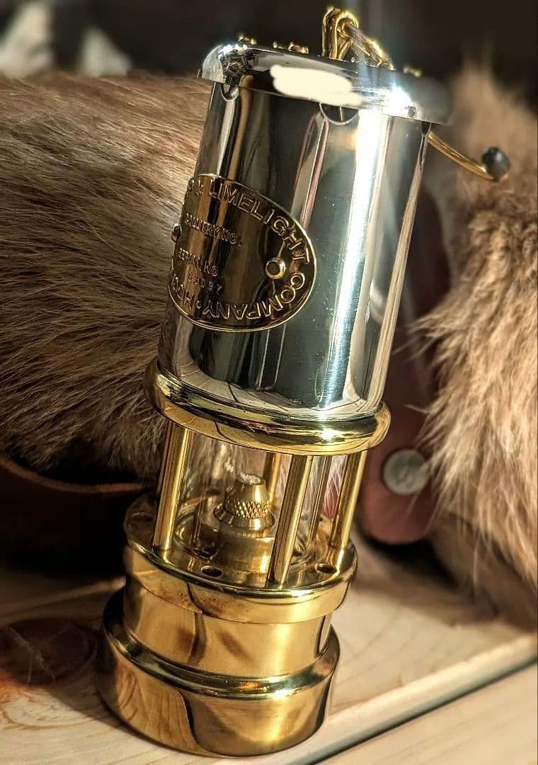 【新品】JD バーフォード マイナーズランプ Mサイズ【ニッケル＆ブラス】