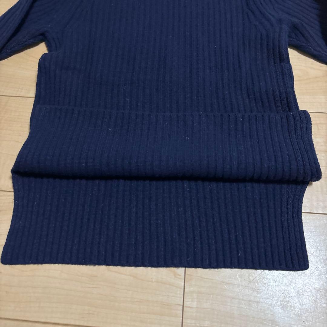 ブリーフィングゴルフ レディース タートルニット XS ネイビー