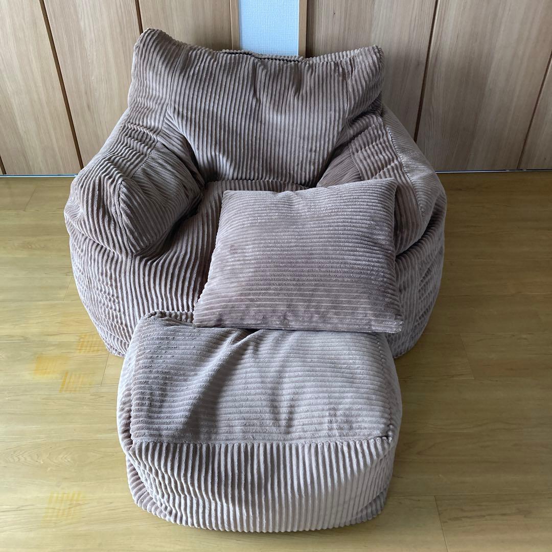 たべち　最終値下げ　LOOSY ソファ・オットマン・クッション