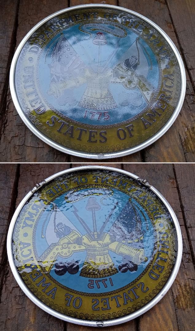 新品アメリカ陸軍省 エンブレム ステンドグラス グラスマスターズ社