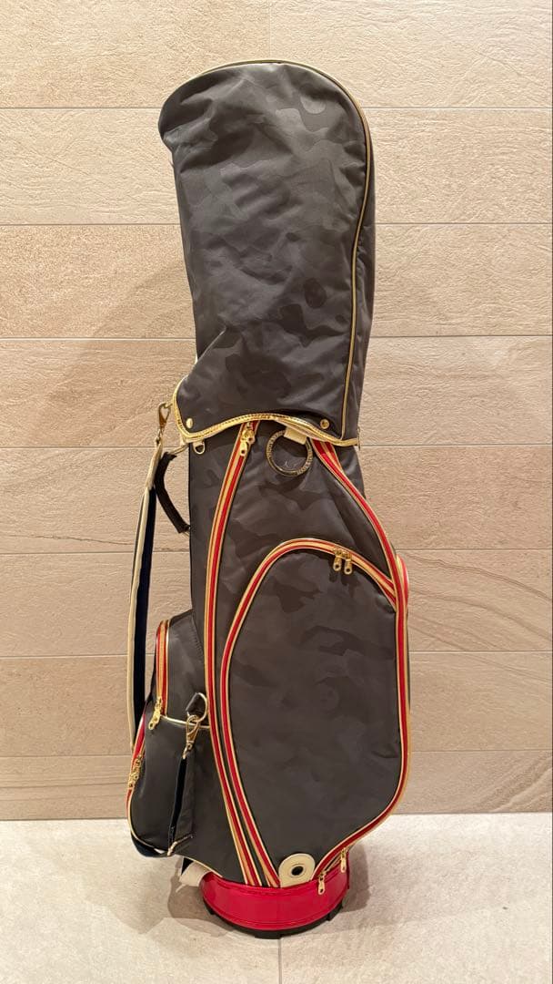 【生産終了稀少カラー】マークアンドロナ　キャディバッグ　トリコロールカラー