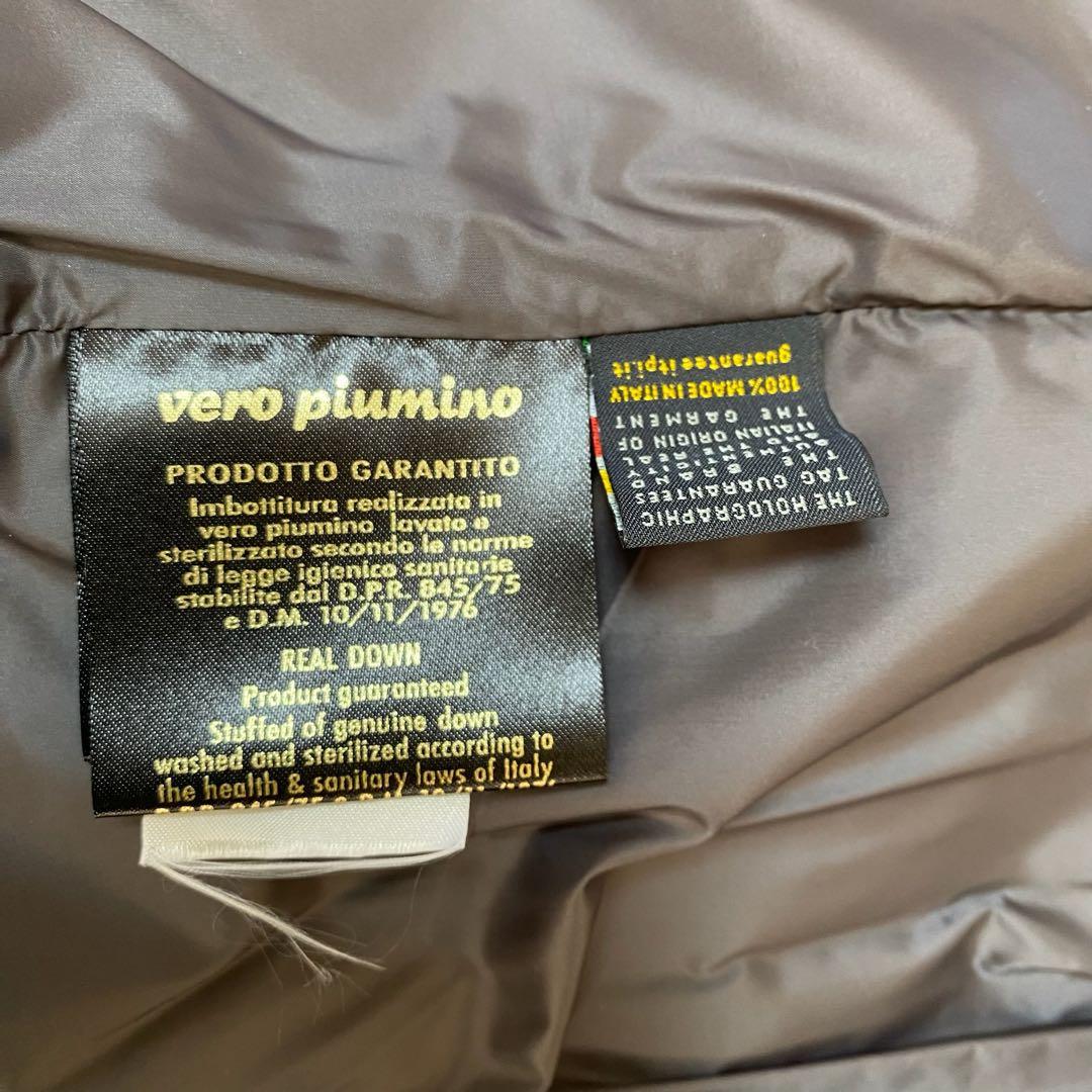 美品MooRER OLIVER-Lウールカシミアダウンベストグレー48 Ｌサイズ