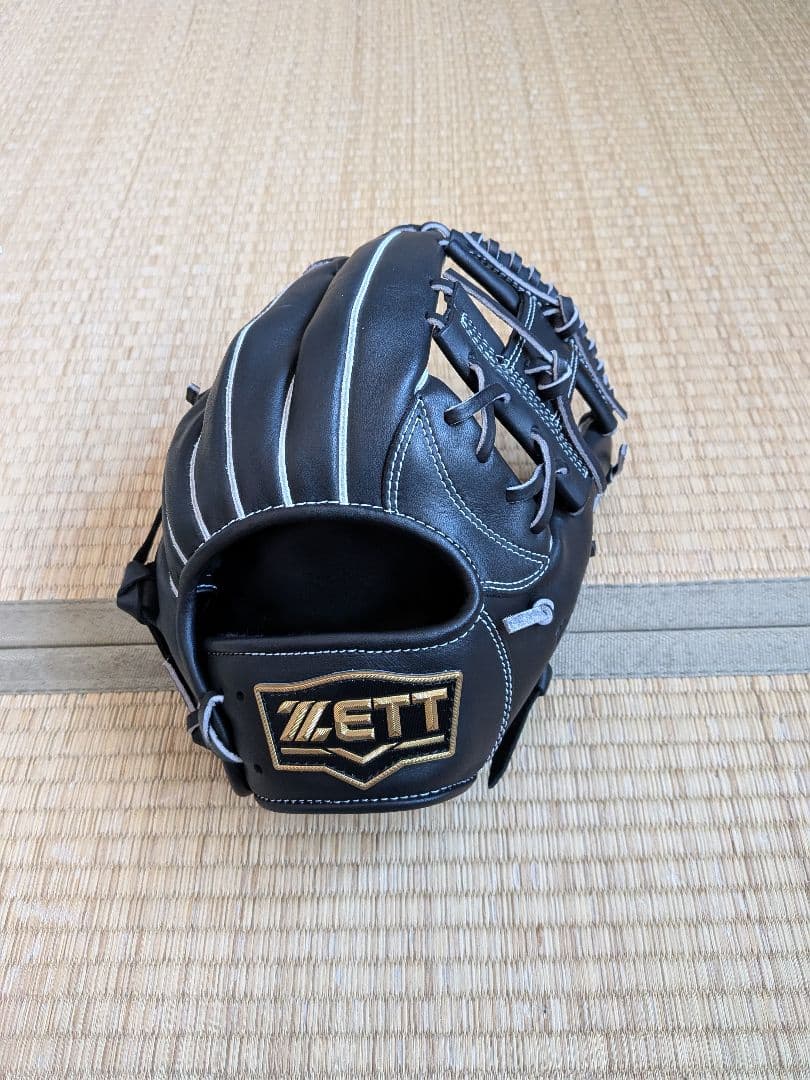 新入生大歓迎 ZETT 硬式野球・内野手用グローブ 黒