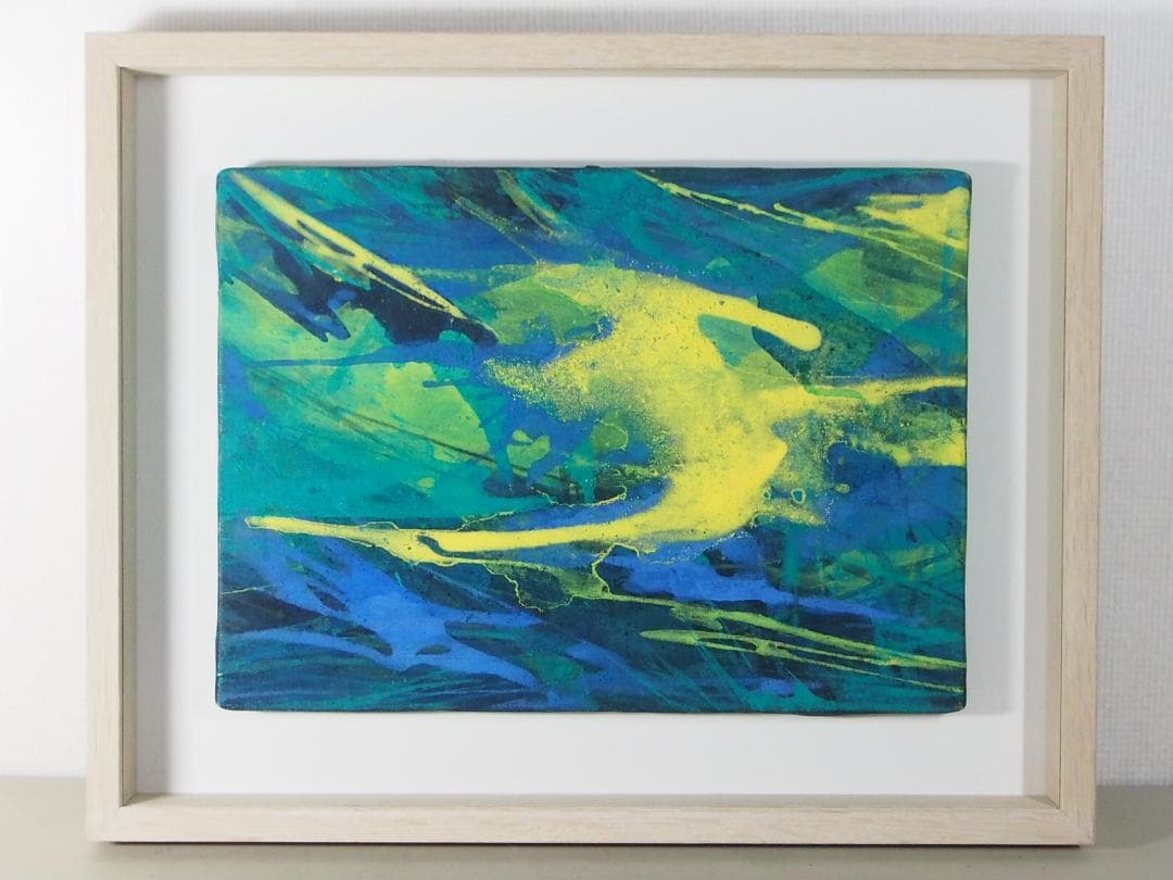 福市幸子「Original Evidence」◆キャンバス油彩画◆裏書有◆F4号