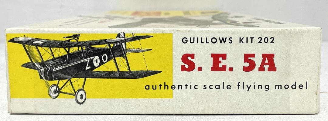 【未組立品】1980年代 Guillow's S.E.5Aフライングモデルキッド