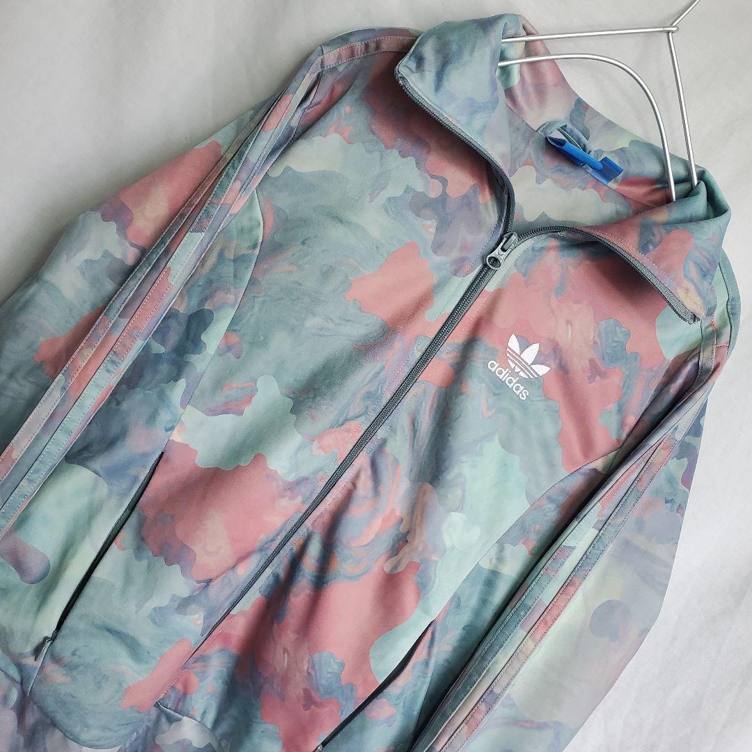 adidas カモフラージュ ジップアップジャージ