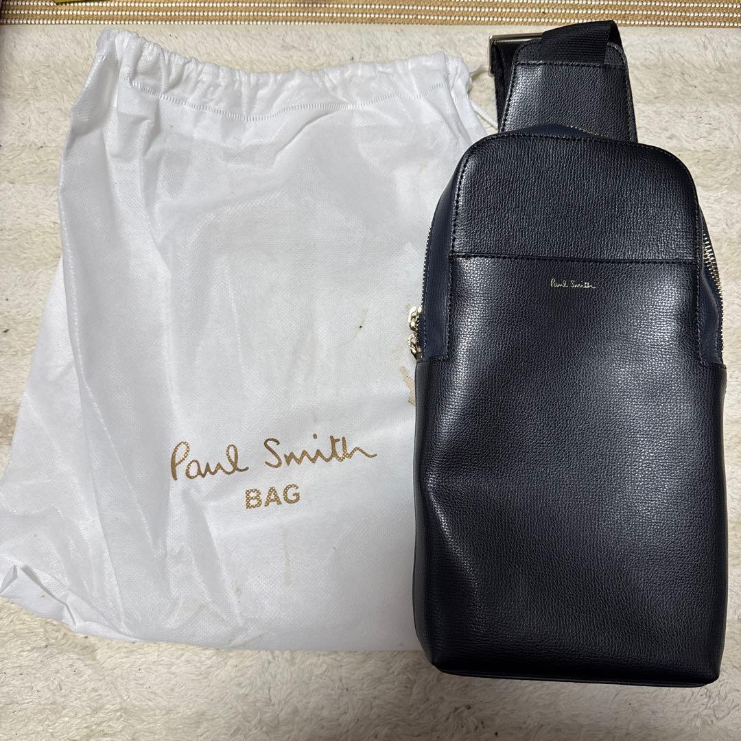 ト*ル様 新品未使用品！！Paul Smith 黒 ショルダーバッグ