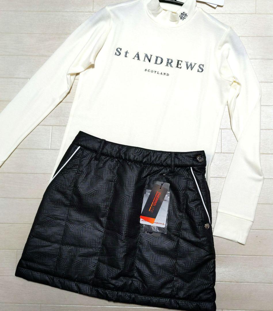 再再再値下げ新品　セントアンドリュース　中綿スカートSS　黒ブラック