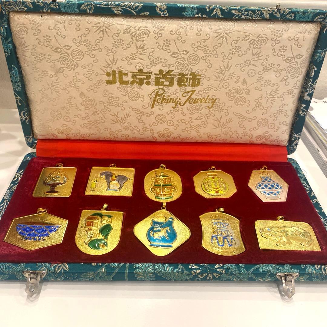 北京首飾　アンティーク　ネックレス　パーツ　中国