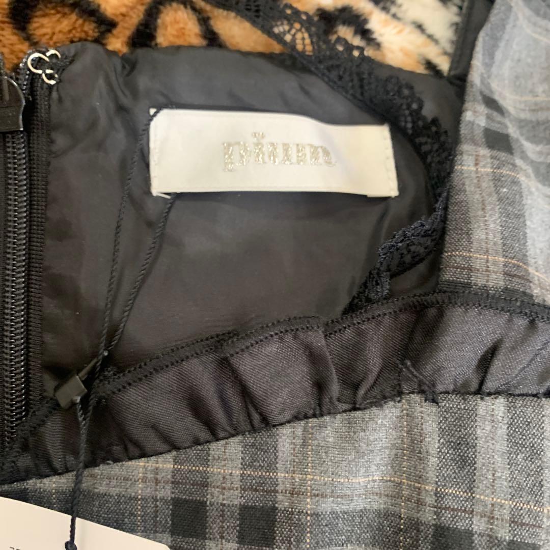 pium ピウム フロントホックティアードミニワンピース