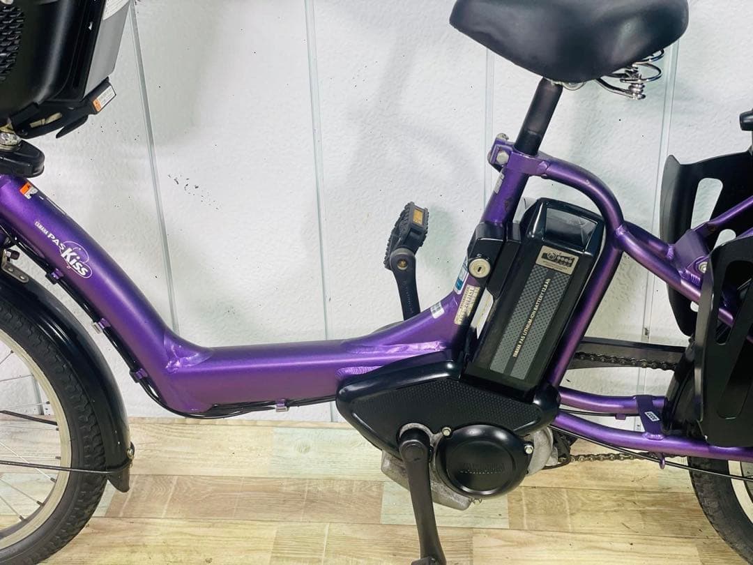 3237ヤマハ12.8アンペア3人乗り対応20インチ子供乗せ　電動アシスト自転車