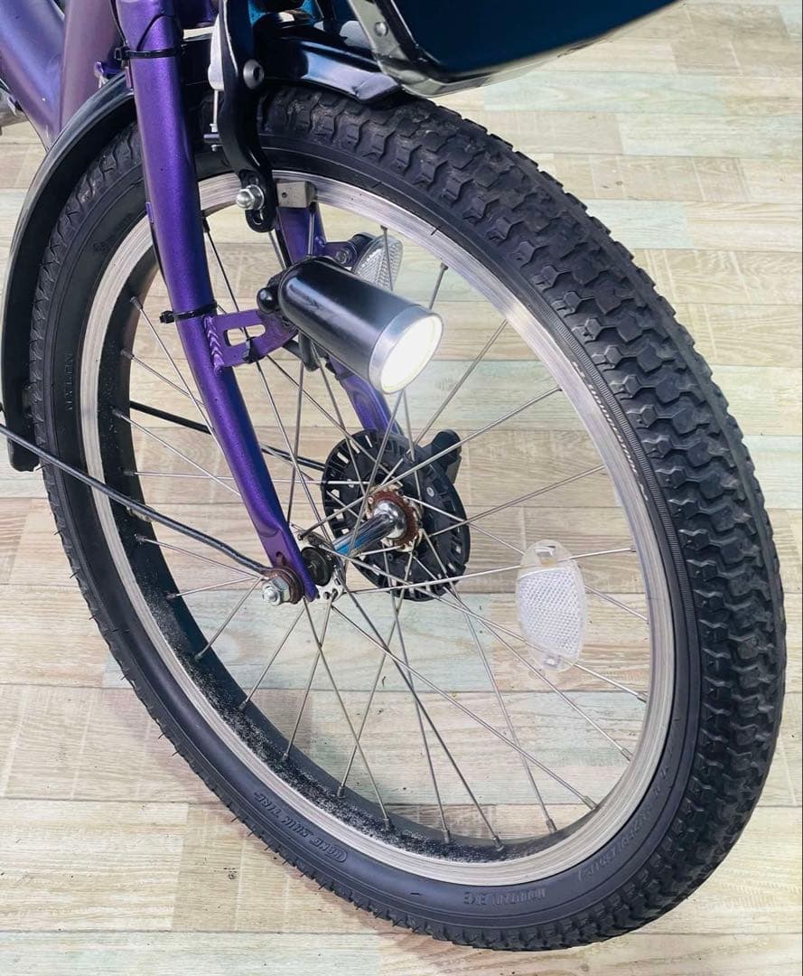 3237ヤマハ12.8アンペア3人乗り対応20インチ子供乗せ　電動アシスト自転車